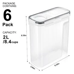 Stackable Airtight Food Storage Containers(6 Pack) 12 Stackable Airtight Food Storage Containers(6 Pack) -Sorbus Decor Shop 4 a19b9717 9d77 4a14 b333 b871502b7698