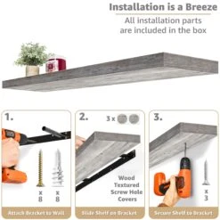 55-Inch Extra Long Floating Shelves (Set Of 2) 38 55-Inch Extra Long Floating Shelves (Set Of 2) -Sorbus Decor Shop 4 a324f686 64c7 48db 8d7e 8ce10bd9a165