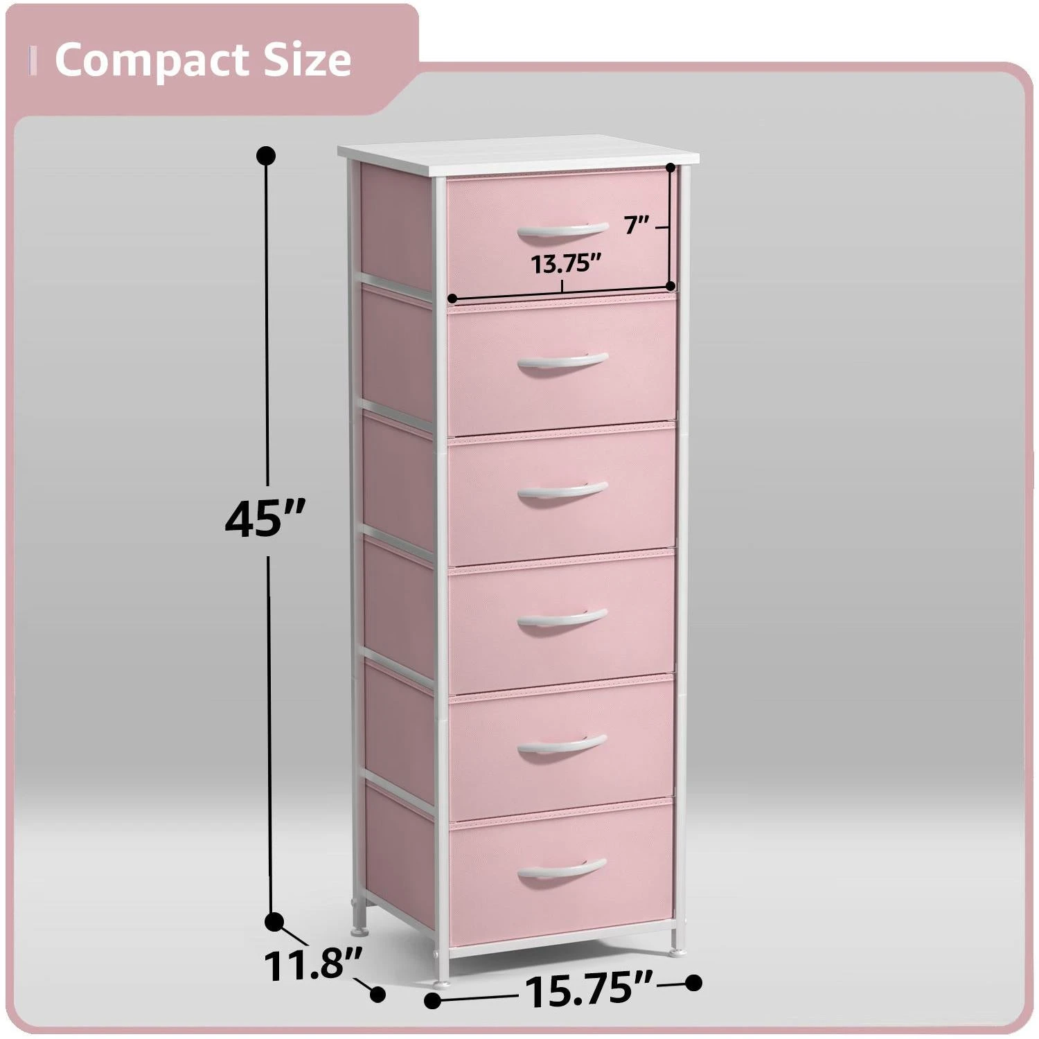 6 Drawer Tall Dresser 14 6 Drawer Tall Dresser - Image 12