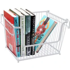 Storage Basket With Handle (4 Pack) -Sorbus Decor Shop 4 bf3a756a c744 4854 93aa 20fe5a82f645