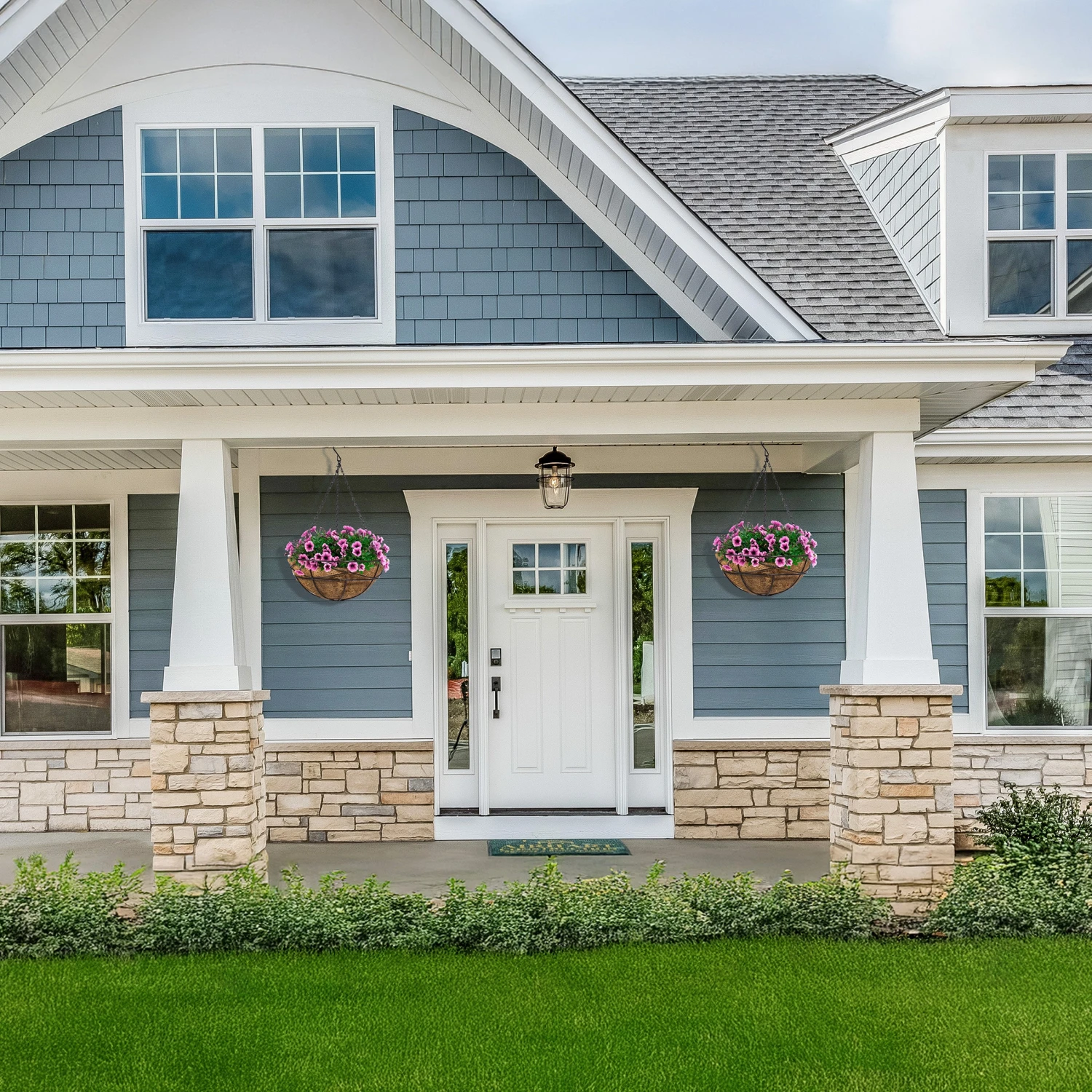 Hanging Planter Baskets W/Coco Liner (4 Pack) 6 Hanging Planter Baskets W/Coco Liner (4 Pack) - Image 4