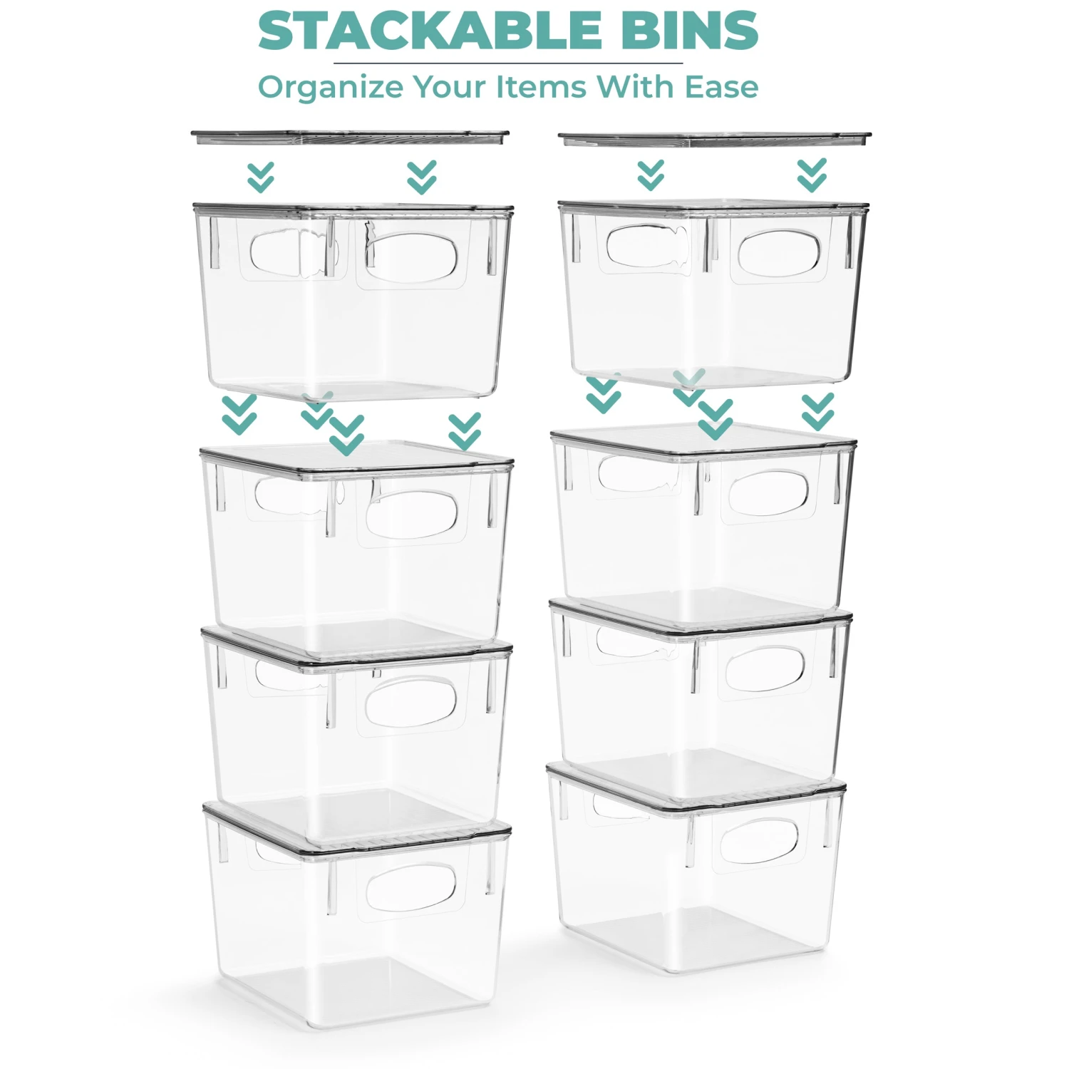 Plastic Bins With Lid Set (Medium) 13 Plastic Bins With Lid Set (Medium) - Image 11