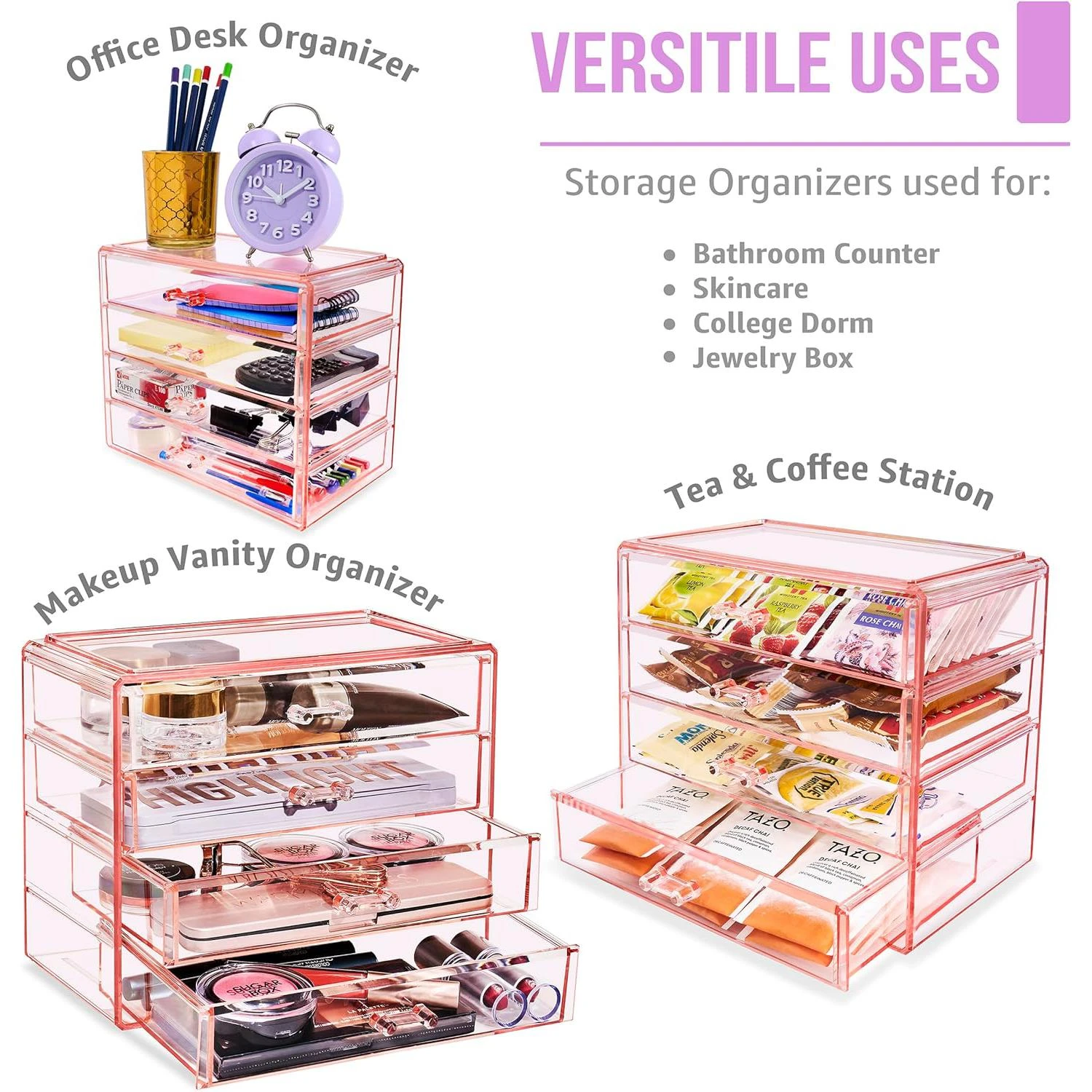Makeup Organizer Case (4 Drawers) 22 Makeup Organizer Case (4 Drawers) - Image 20