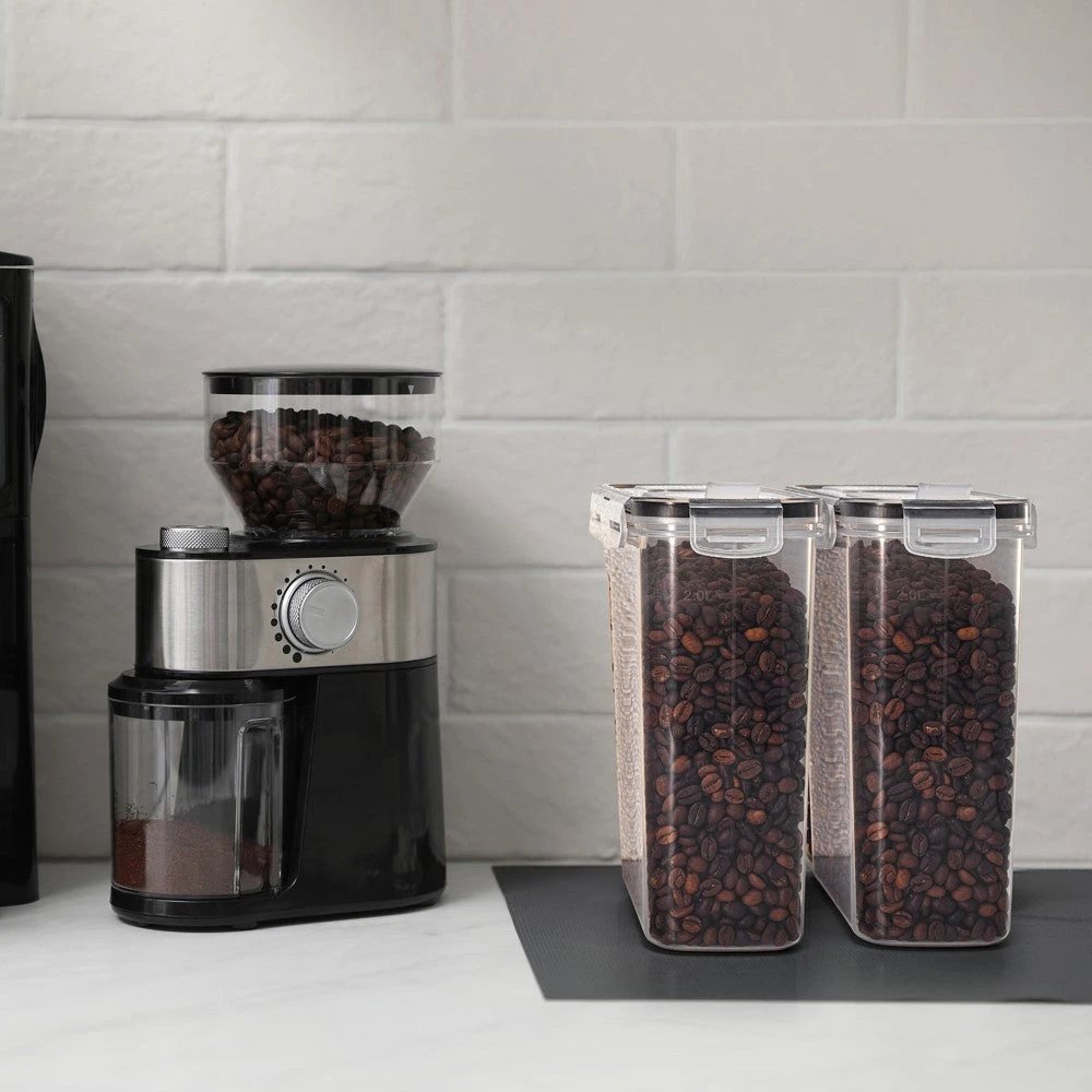 Narrow Coffee Bean Storage Containers Airtight With Lids (Set Of 2) 7 Narrow Coffee Bean Storage Containers Airtight With Lids (Set Of 2) - Image 5