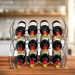 12 Bottle Metal Detachable Wine Rack (3 Tier) 34 12 Bottle Metal Detachable Wine Rack (3 Tier) -Sorbus Decor Shop 4 df8f8469 dae7 4205 aeb5 c88996e8b993