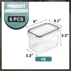 Medium Airtight Food Storage Containers (6 Pack) 13 Medium Airtight Food Storage Containers (6 Pack) -Sorbus Decor Shop 4 e80b513f bc1e 4e4c 85a9 b5647ea78a95