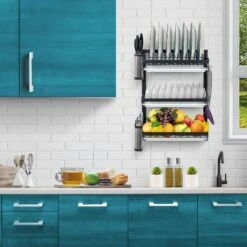 Dish Drying Wall Rack (3 Tier) 14 Dish Drying Wall Rack (3 Tier) -Sorbus Decor Shop 4 ec202175 172d 4acd 8e9b cf69bb812435