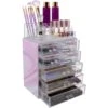 Makeup Organizer Set (7 Drawer Tie-Dye) 2 Makeup Organizer Set (7 Drawer Tie-Dye) -Sorbus Decor Shop 5.MUP SET 34TID sodeopen