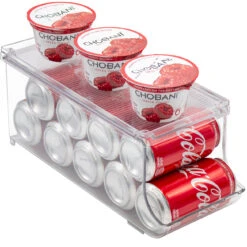 Soda Can Organizer Bin With Lid 32 Soda Can Organizer Bin With Lid -Sorbus Decor Shop 5. FR CANS ProductsOnTop