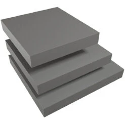 Solid Square Floating Shelves (Set Of 3) -Sorbus Decor Shop 5. WD TILCR GRY Set