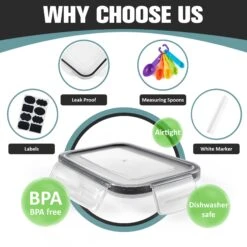 Airtight Tall Food Dispenser Containers (2 Pack) 22 Airtight Tall Food Dispenser Containers (2 Pack) -Sorbus Decor Shop 5 Copy