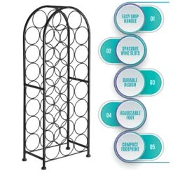 23 Bottle Wine Rack (French Style) -Sorbus Decor Shop 5 0adf7b4b 5191 442e 9711 f487340f45da