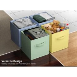 11" Cube Storage Bins (6 Pack) -Sorbus Decor Shop 5 0d094973 dfa4 4d73 880a f2e5c210f0e7