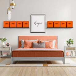 13" Cube Storage Bins (8 Pack, Solid Colors) -Sorbus Decor Shop 5 11a5190d b9e3 4aa5 9e55 f54fdc6cd096