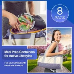 Glass Round Food Containers With Airtight Lids (8 Pack) 26 Glass Round Food Containers With Airtight Lids (8 Pack) -Sorbus Decor Shop 5 1567b46b f437 450a a8bd 80f776188a1a