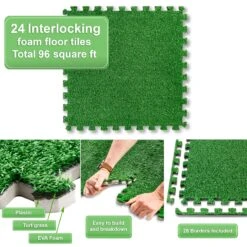 Floor Grass Mat Interlocking Set -Sorbus Decor Shop 5 223ea3d1 3e0d 46c4 b997 ae588e0c143a