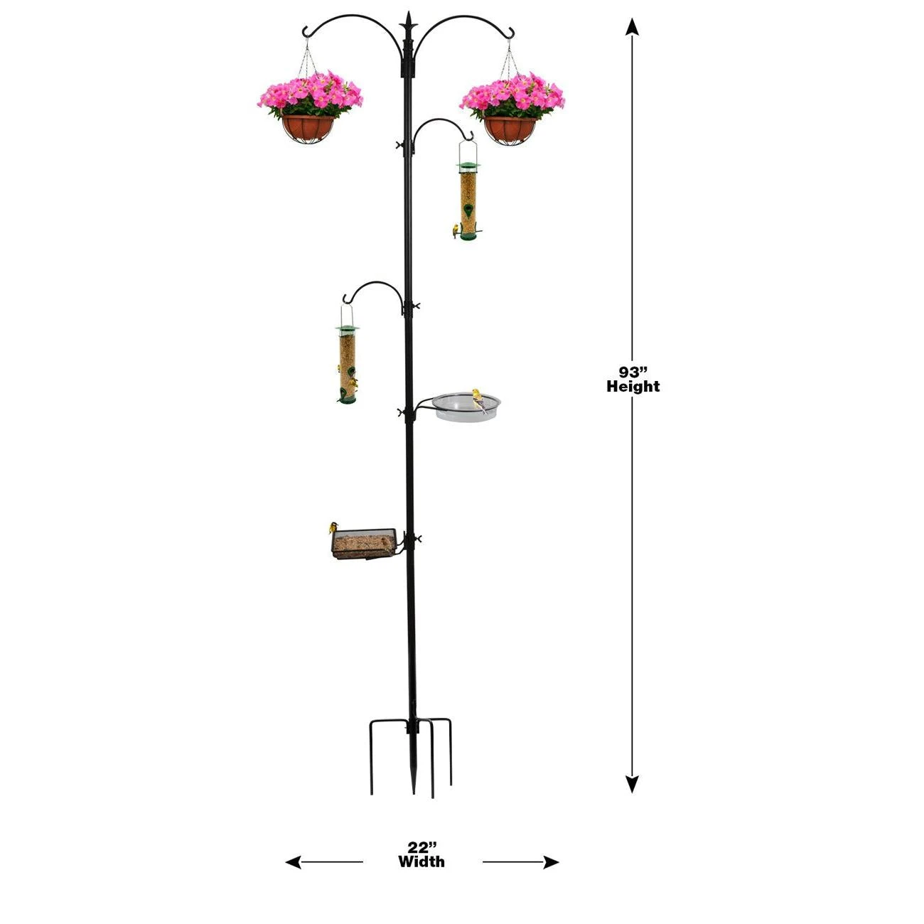 Bird Feeding Bath Station (4 Prongs) 8 Bird Feeding Bath Station (4 Prongs) - Image 6