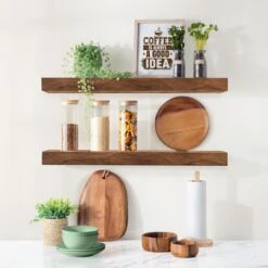 Solid Wood Floating Shelves (Set Of 2, 24”) 35 Solid Wood Floating Shelves (Set Of 2, 24”) -Sorbus Decor Shop 5 35ee1a18 211d 48c5 9807 56e8d5910320