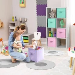 11" Cube Storage Bins (6 Pack) -Sorbus Decor Shop 5 37db9321 da51 420b 86bc 0103df2bf1b6