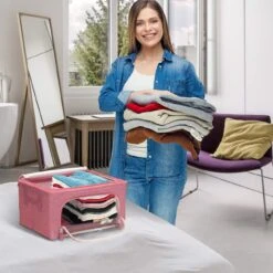 Small Storage Bin With Metal Frames (Single Pack) 21 Small Storage Bin With Metal Frames (Single Pack) -Sorbus Decor Shop 5 3839cf3f 7e36 475e a89b f4e6731d302a