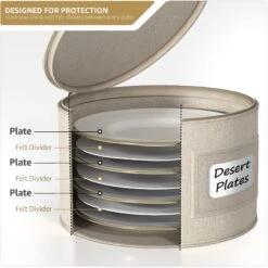 China Storage Salad Plate Container Dinnerware Organizer (1 Piece) 27 China Storage Salad Plate Container Dinnerware Organizer (1 Piece) -Sorbus Decor Shop 5 3f6d0d0e 3f6e 44ba 8027 19d80a64d99d