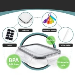 Airtight Tall And Tiny Food Storage Containers (12 Pack) -Sorbus Decor Shop 5 3fe74132 f6c7 4a5e bad5 3547ea4a6475