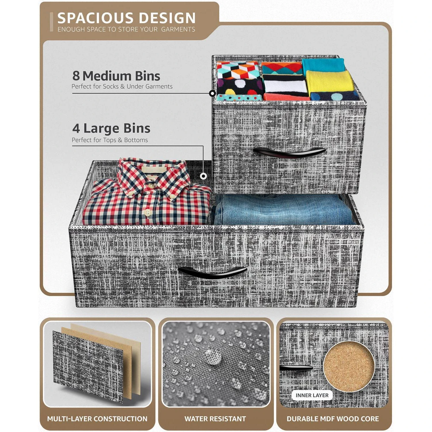 12 Drawer Tall Wide Dresser 11 12 Drawer Tall Wide Dresser - Image 9