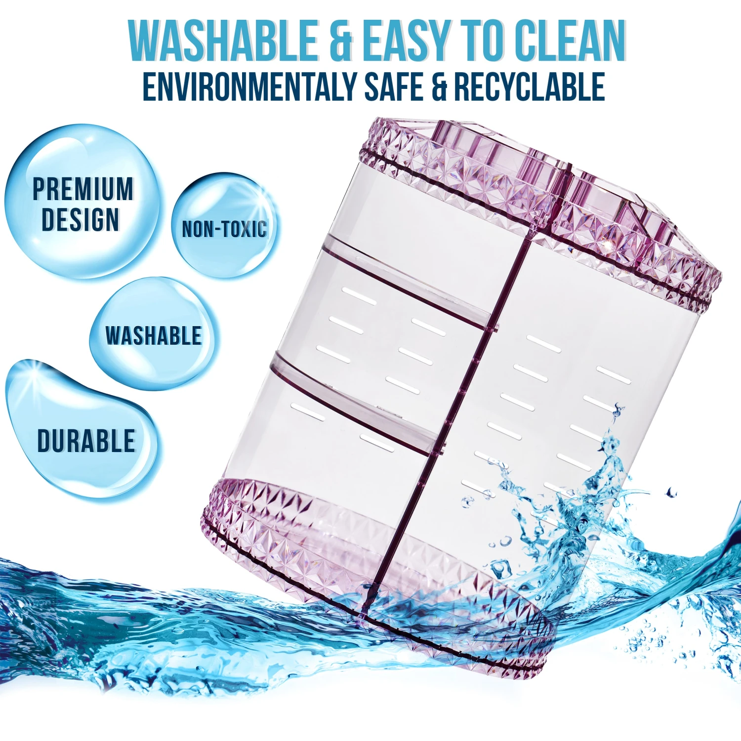 360° Makeup Organizer Carousel 17 360° Makeup Organizer Carousel - Image 15