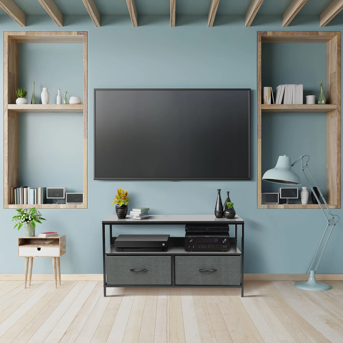 2 Drawer TV Stand Dresser (for TVs Up To 38") 12 2 Drawer TV Stand Dresser (for TVs Up To 38") - Image 10