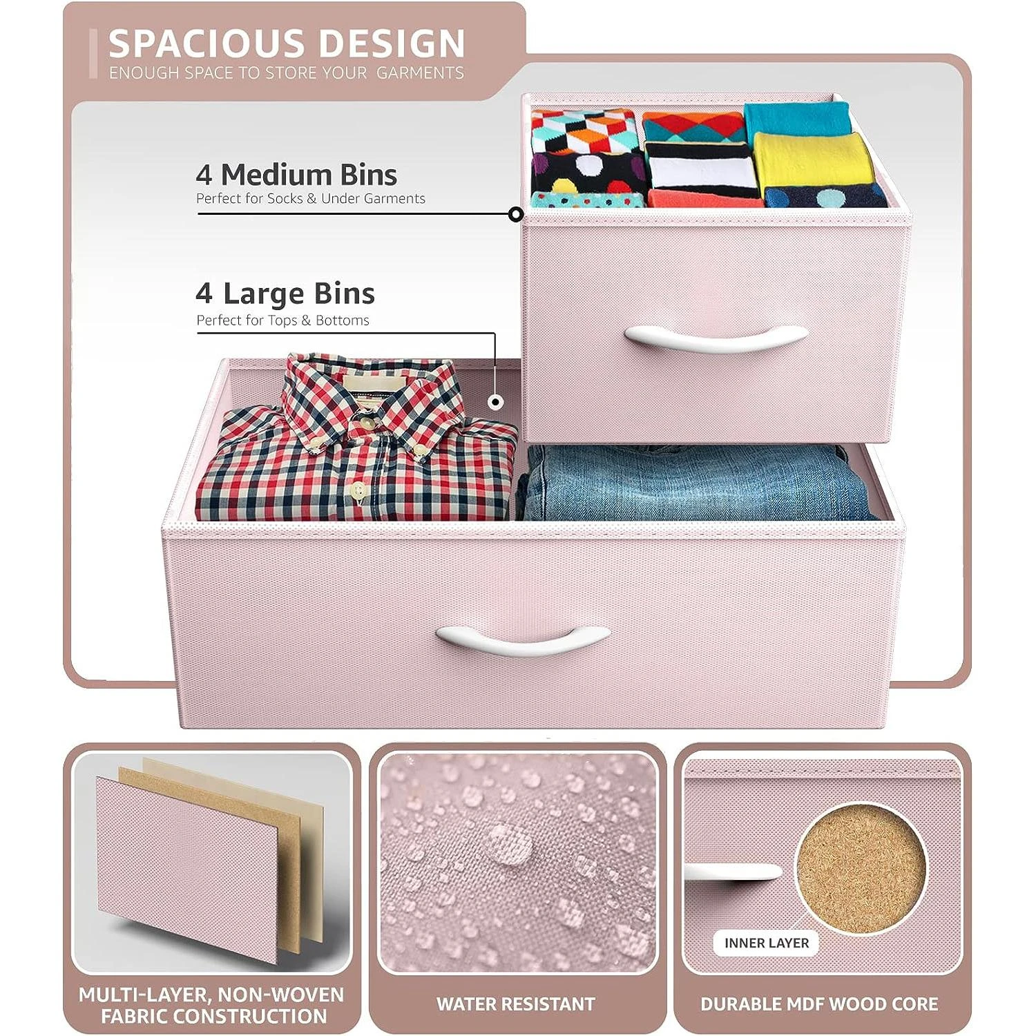 8 Drawer Wide Tall Dresser 14 8 Drawer Wide Tall Dresser - Image 12