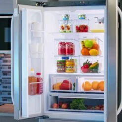 Plastic Container Bins With Lids (4 Pack) -Sorbus Decor Shop 5 5540a316 adb1 4fa0 9b74 34b2d04bfbfd