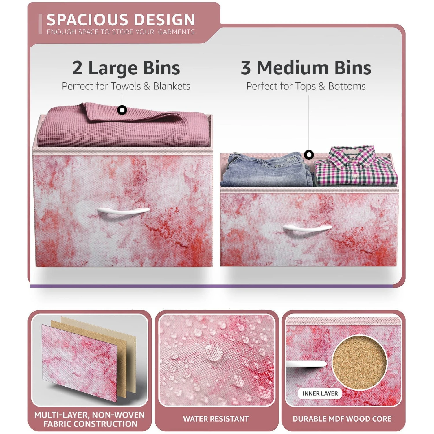 5 Drawer Dresser Nightstand 13 5 Drawer Dresser Nightstand - Image 11