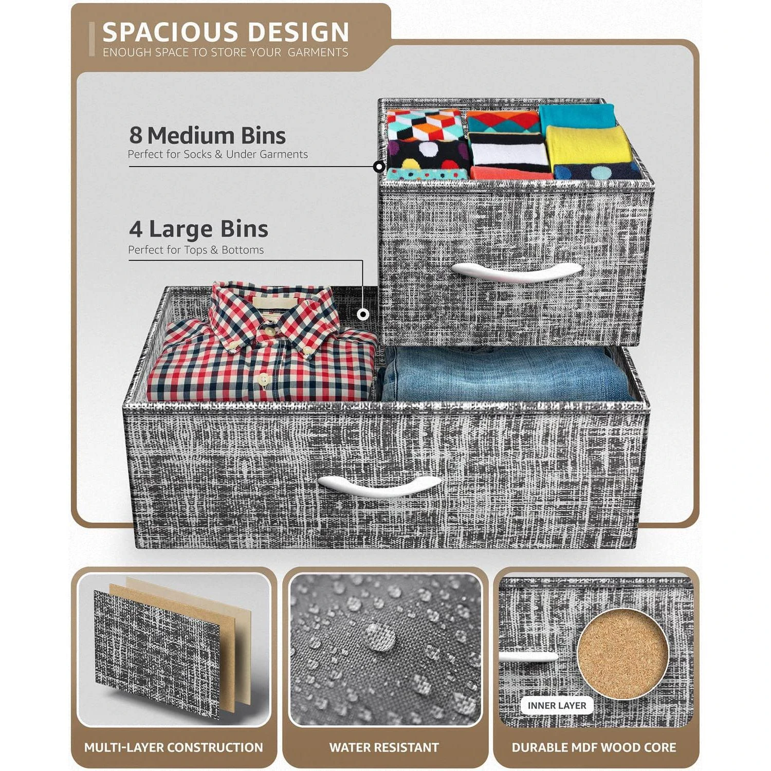 12 Drawer Tall Wide Dresser 17 12 Drawer Tall Wide Dresser - Image 15