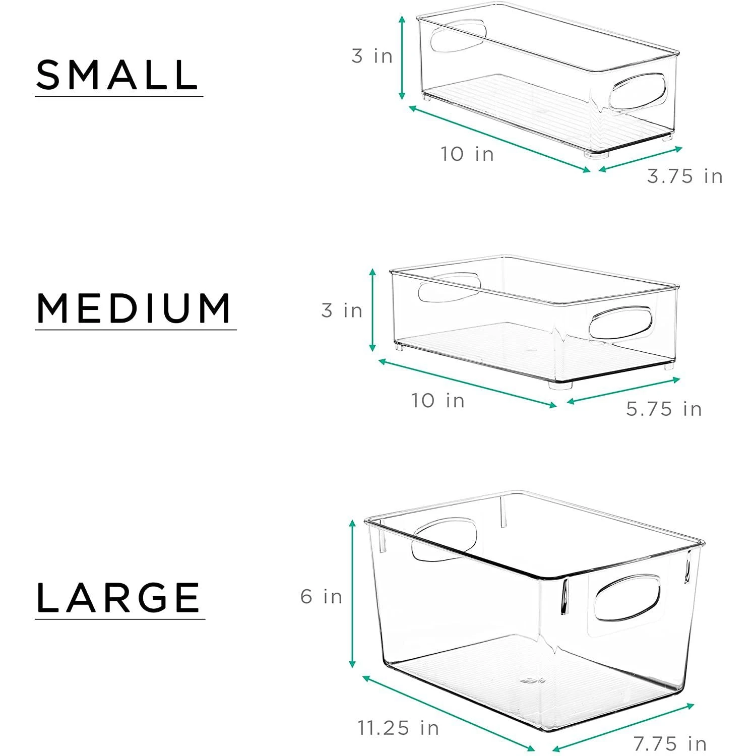 Plastic Container Bin Set (10 Pack) 8 Plastic Container Bin Set (10 Pack) - Image 6