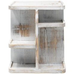 360° Carousel Organizer Rustic Wood 19 360° Carousel Organizer Rustic Wood -Sorbus Decor Shop 5 721b8451 8439 447d b45b f339b694218c