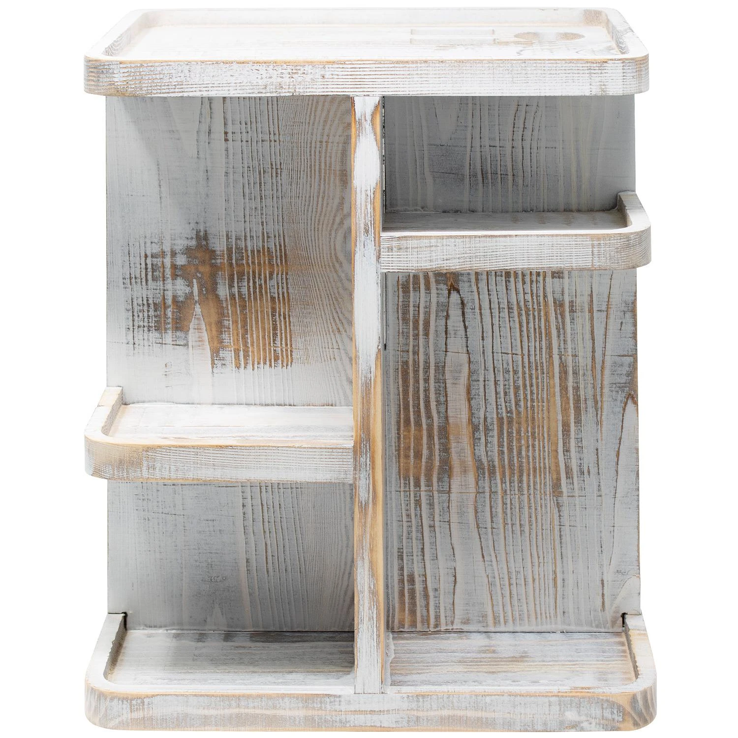 360° Carousel Organizer Rustic Wood 11 360° Carousel Organizer Rustic Wood - Image 9