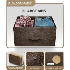 6 Drawer Dresser (Wood Top) 38 6 Drawer Dresser (Wood Top) -Sorbus Decor Shop 5 7373a455 b7a8 472b 97f0 167c0d04560a