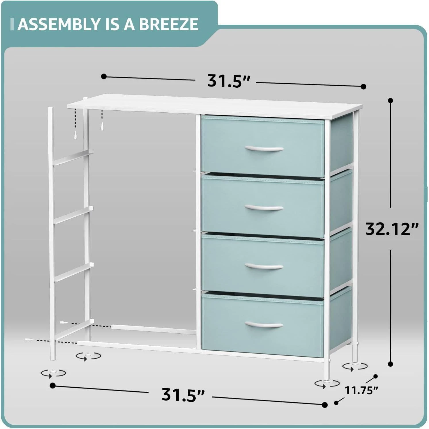 8 Drawer Dresser Stand 14 8 Drawer Dresser Stand - Image 12
