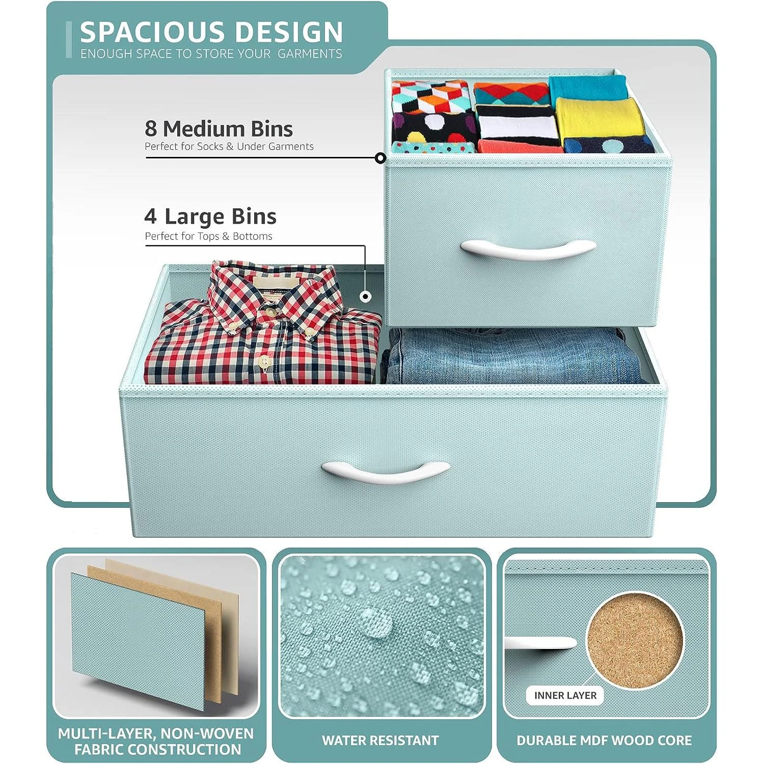 12 Drawer Wide Dresser 8 12 Drawer Wide Dresser - Image 6