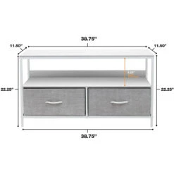 2 Drawer TV Stand Dresser (for TVs Up To 38") 27 2 Drawer TV Stand Dresser (for TVs Up To 38") -Sorbus Decor Shop 5 8eb5c55d 9d7c 4a30 be63 8833ed7de8c8