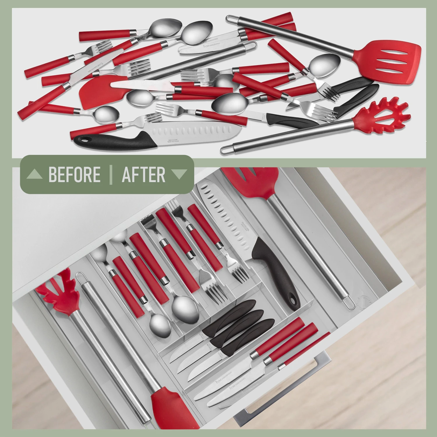 Expandable Kitchen Drawer Organizer & Utensil Tray 19 Expandable Kitchen Drawer Organizer & Utensil Tray - Image 17