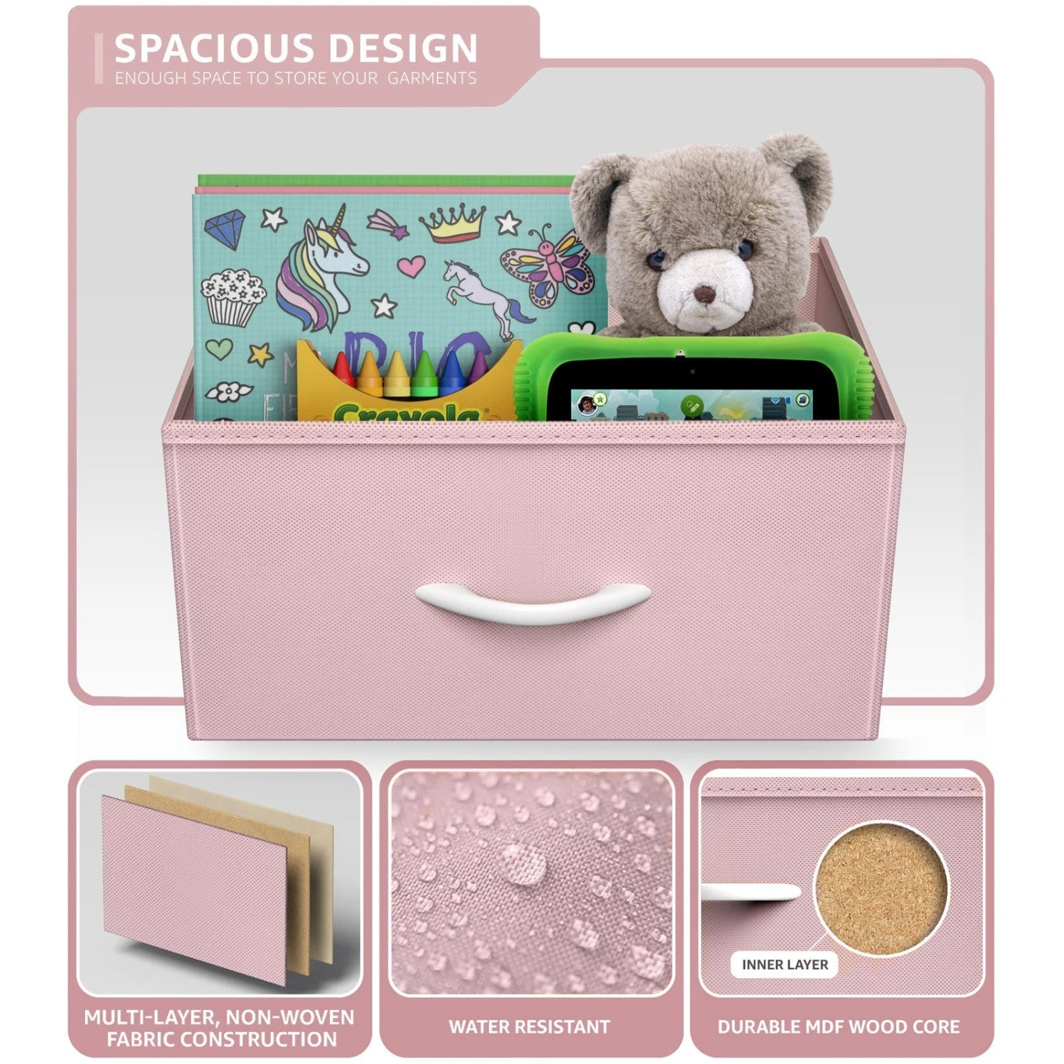 3 Drawer Display Nightstand 20 3 Drawer Display Nightstand - Image 19