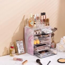 Makeup Organizer Set (6 Drawers Tie-Dye) 17 Makeup Organizer Set (6 Drawers Tie-Dye) -Sorbus Decor Shop 5 abc8e016 c614 46c0 b2d8 7348a9b10ca5