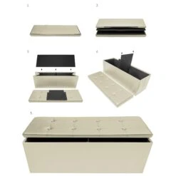 Faux Leather Storage Bench (Large) -Sorbus Decor Shop 5 b1073db0 6901 49e3 a71f 4d68d841d212