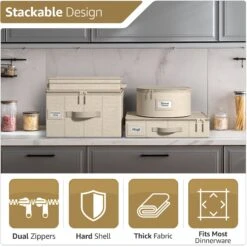 China Storage Champagne Glass Container Dinnerware Organizer (1 Piece) 18 China Storage Champagne Glass Container Dinnerware Organizer (1 Piece) -Sorbus Decor Shop 5 bb9639b9 629b 4b8f 992c 18880415c152