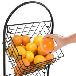 Adjustable Market Basket Stand (3 Tier) 16 Adjustable Market Basket Stand (3 Tier) -Sorbus Decor Shop 5 bc25678c c723 4828 a29e 56caf95b4628