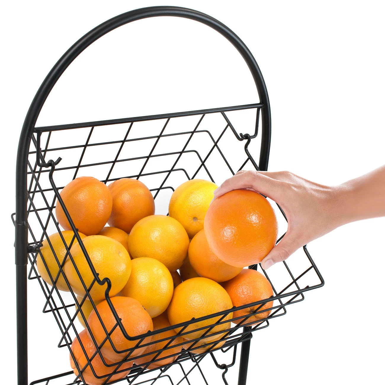 Adjustable Market Basket Stand (3 Tier) 8 Adjustable Market Basket Stand (3 Tier) - Image 6