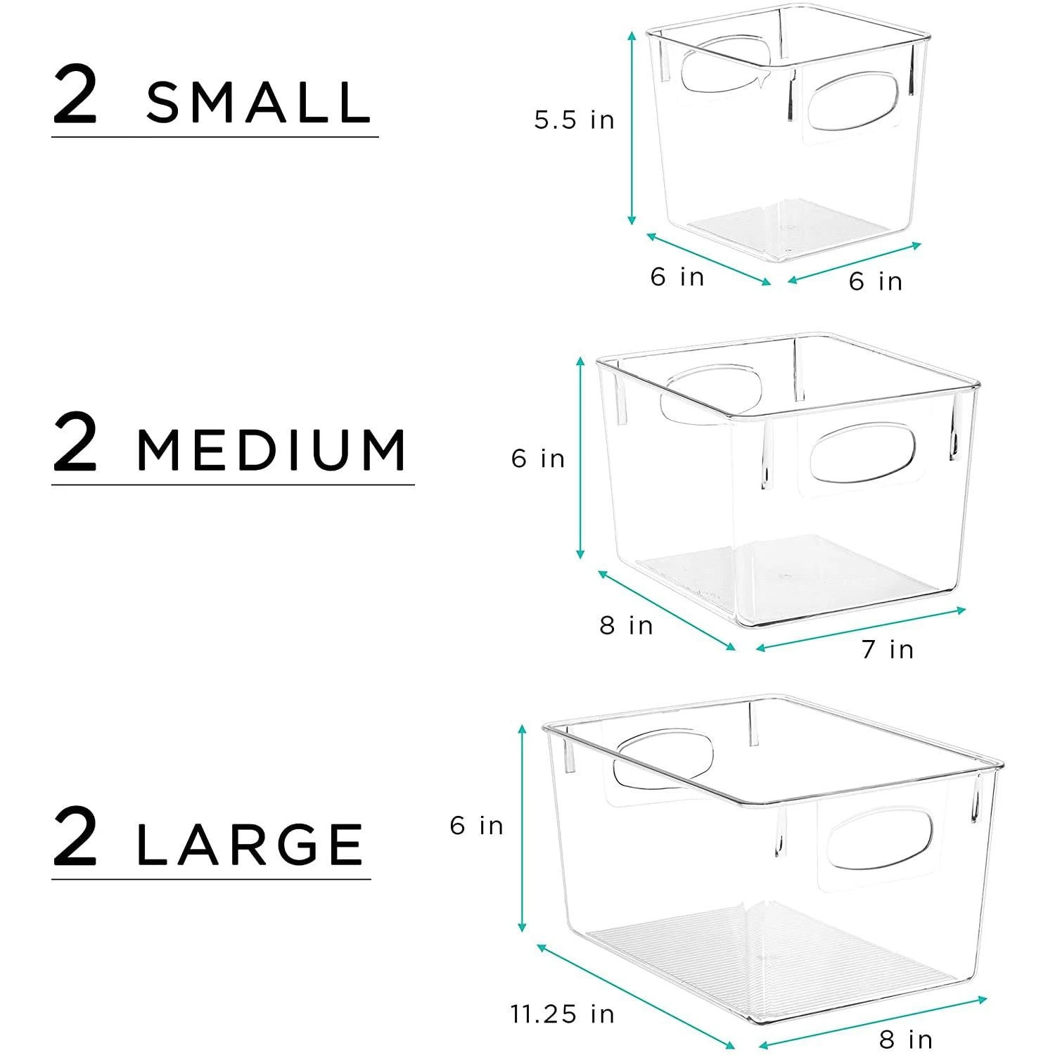 Fridge Storage Drawers (6 Pack) 5 Fridge Storage Drawers (6 Pack) - Image 3