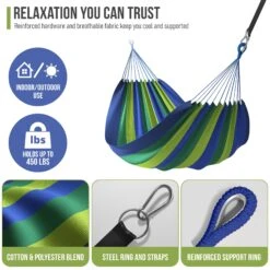 Brazilian Two Person Double Hammock -Sorbus Decor Shop 5 c5b8f954 b351 4069 8814 d5c6b6129844