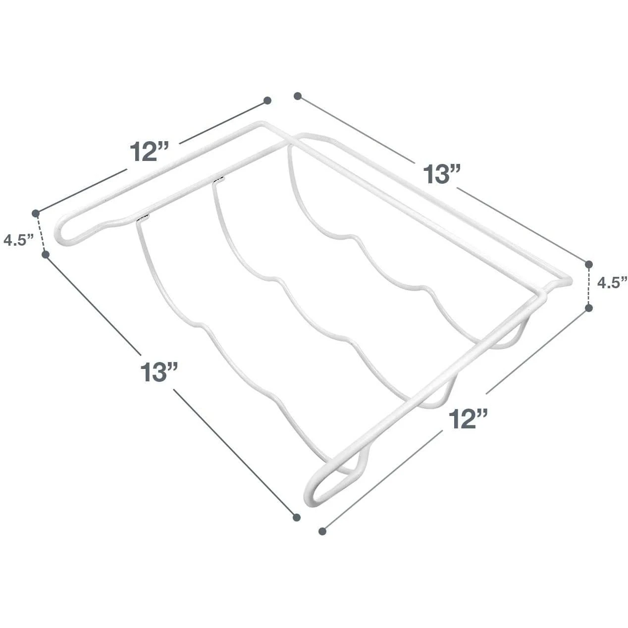 3 Bottle Refrigerator Wine Bottle Rack 8 3 Bottle Refrigerator Wine Bottle Rack - Image 6